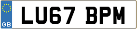 Truck License Plate